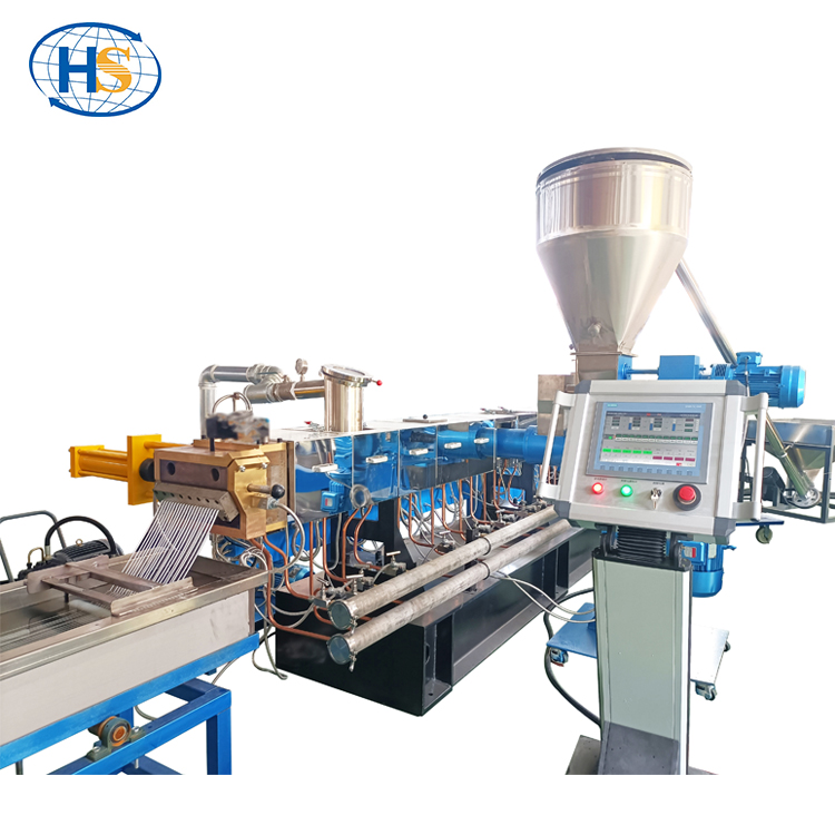 High Production Twin Screw Extruder with Water Cooling Strand Pelletizing Line
