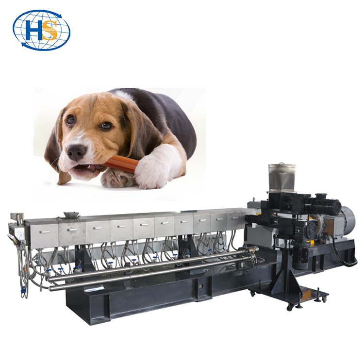 Special Design Twin Screw Extruder Machine for Dog Treat Making