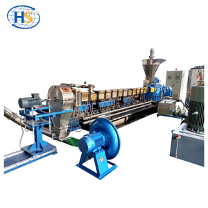 Twin Screw Extruder with Air Cooling Pelletizing Line