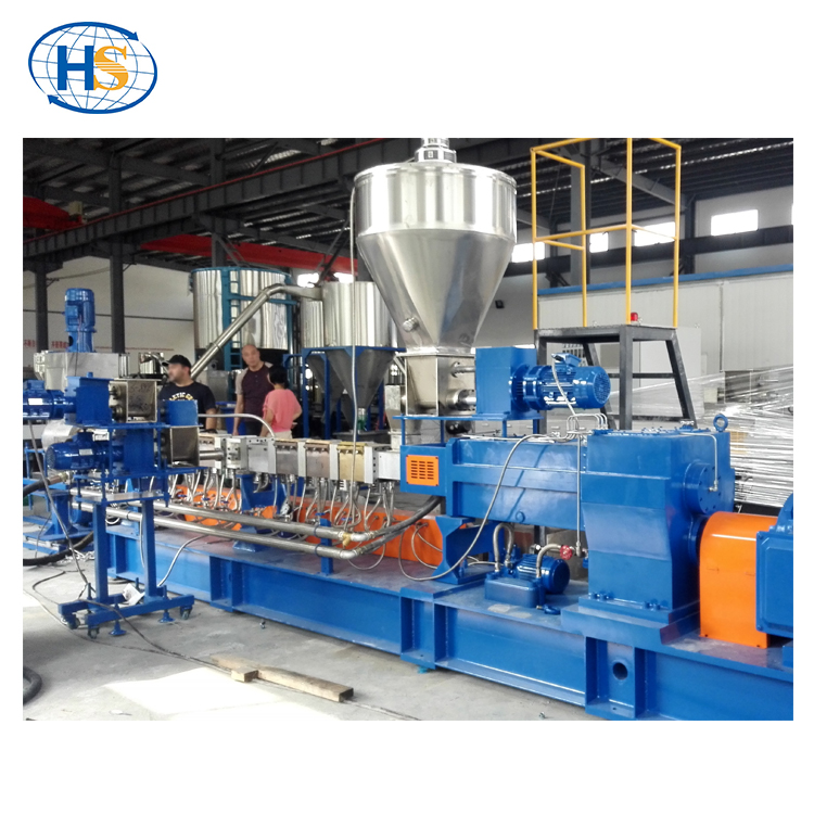 Twin Screw Extruder Caco3 Masterbatch Compounding Line
